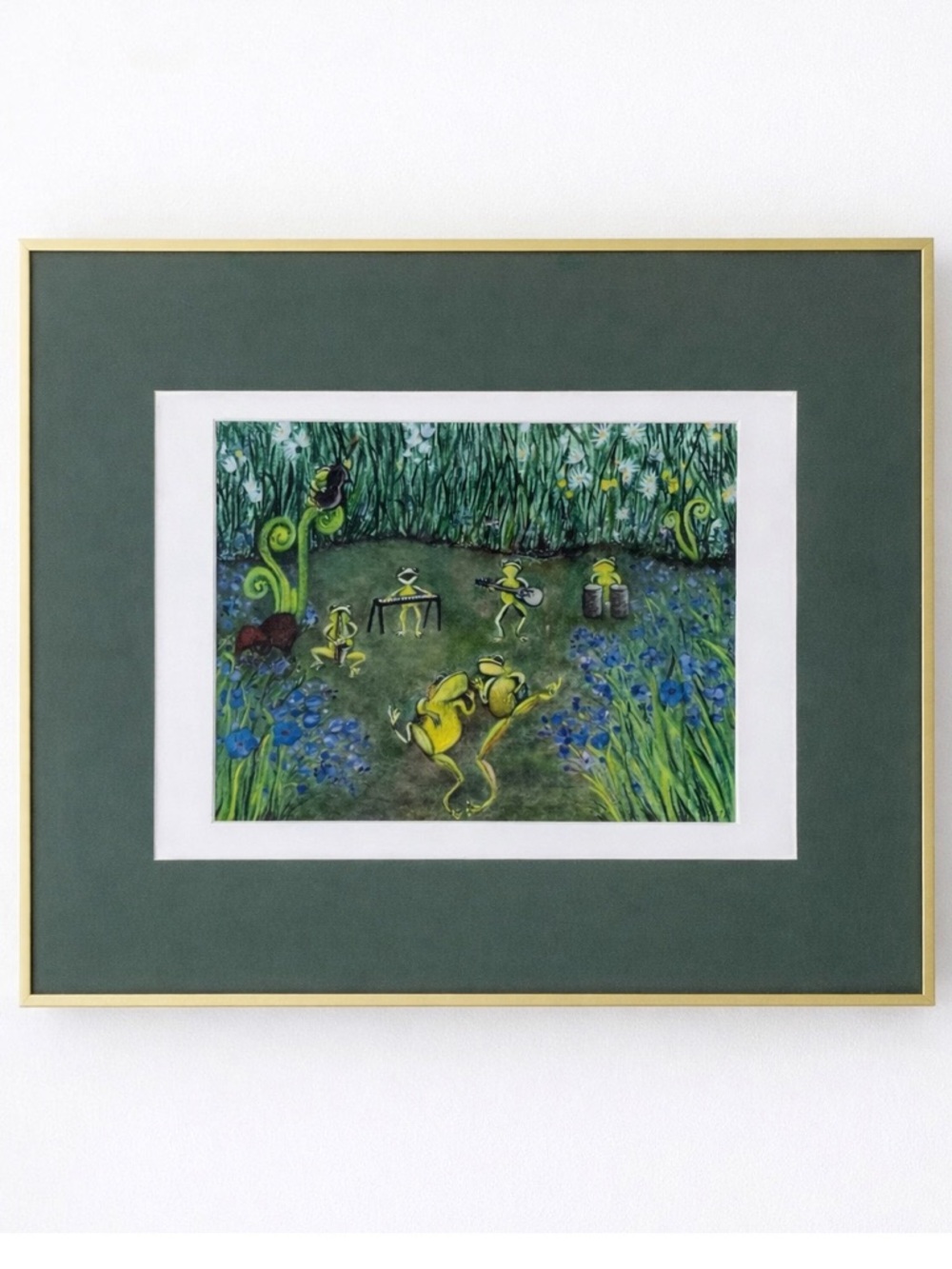 Croaking Seven Live At The Marsh Matted and Framed Signed Print